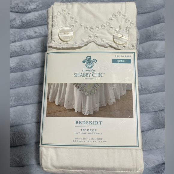 Simply Shabby Chic Queen Bedskirt~ Gently Used - Picture 1 of 4